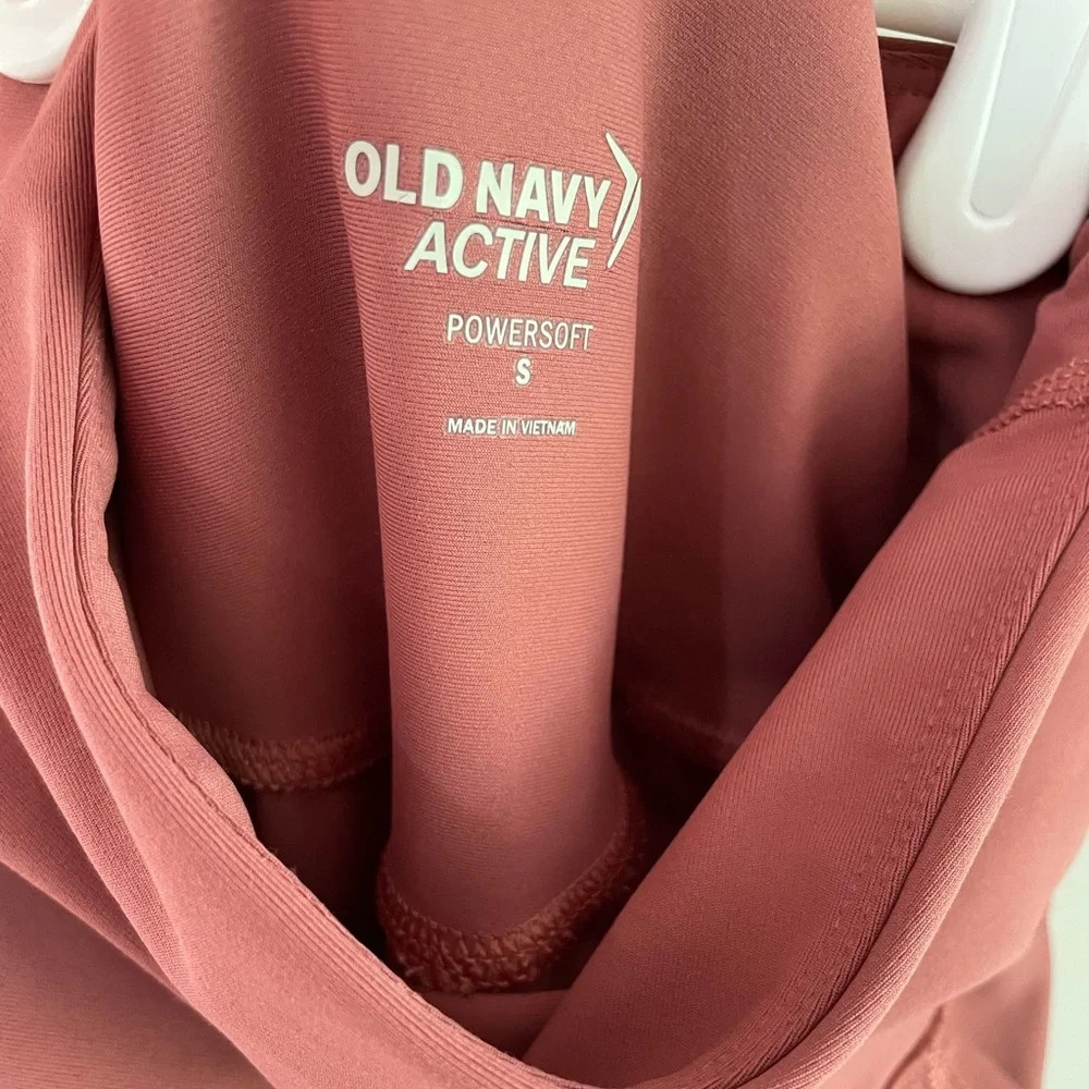 Old Navy High-Waisted PowerSoft Joggers - 7/8 Length - Mauve Pink - Size Small - Picture 8 of 13